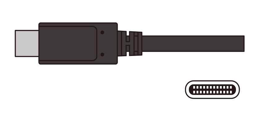 「Thunderbolt 3」インターフェースのイメージ図