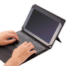 タブレット用キーボード使用のイメージ