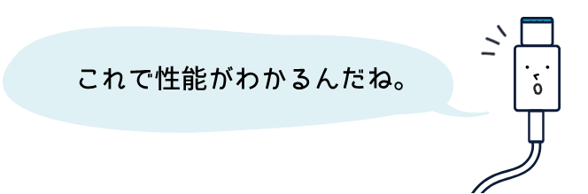 これで性能がわかるんだね。