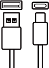 USB Type-A、Type-Cに対応