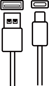 USB Type-A、Type-Cに対応