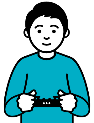 男の子の絵