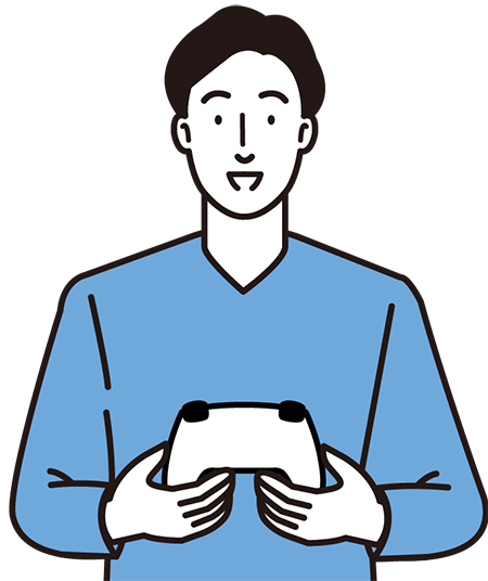 男の子の絵