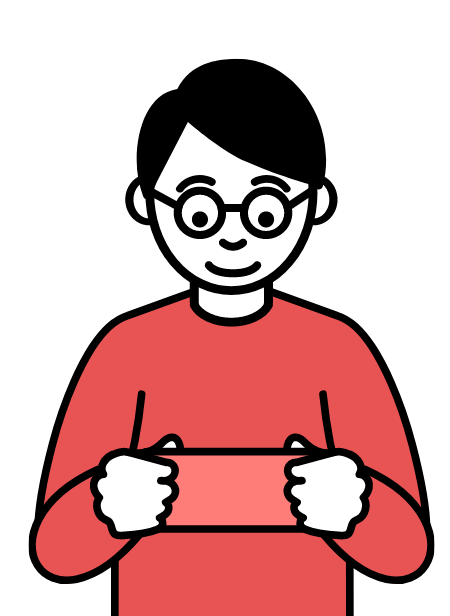 男の子の絵