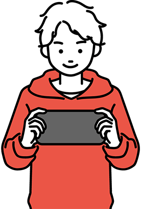 男の子の絵