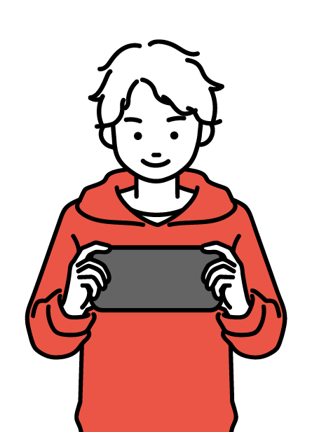 男の子の絵