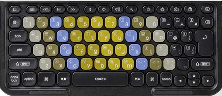 KEY PALETTO P型色覚の見え方
