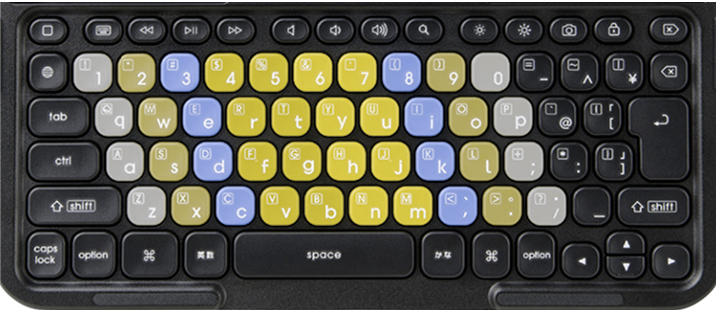 KEY PALETTO D型色覚の見え方