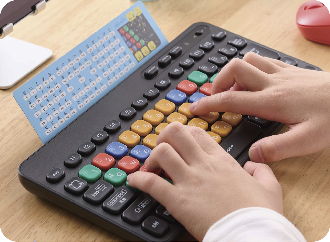 KEY PALETTOでタイピングをしている画像