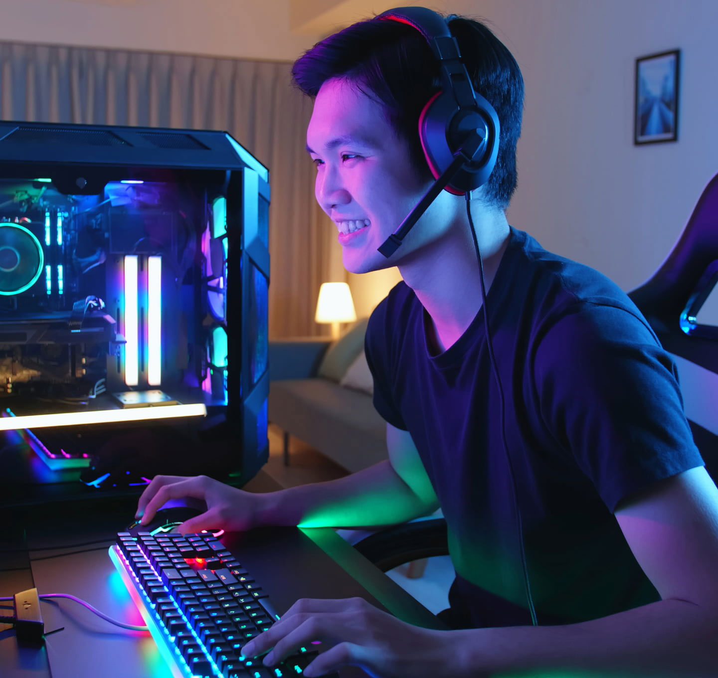 低遅延でのオンラインゲーム