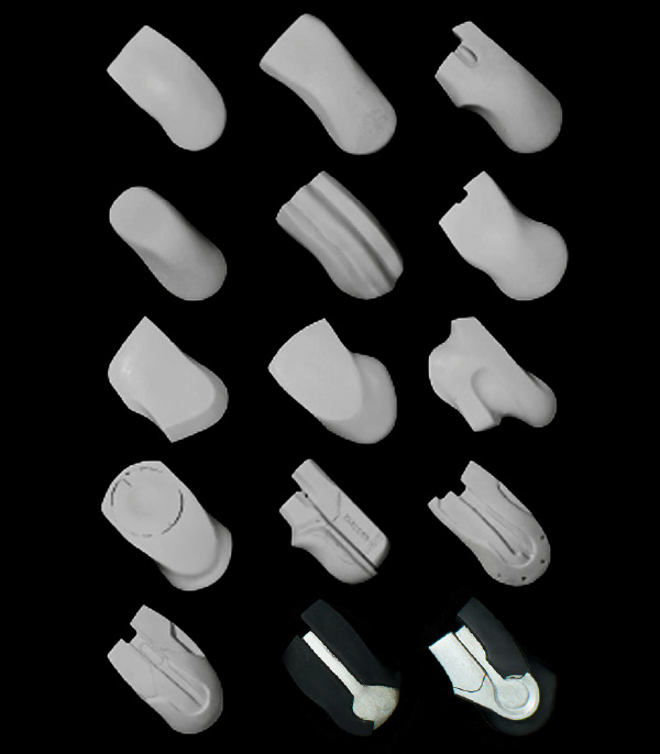 2002年版用に石粉粘土で作られたモックアップ