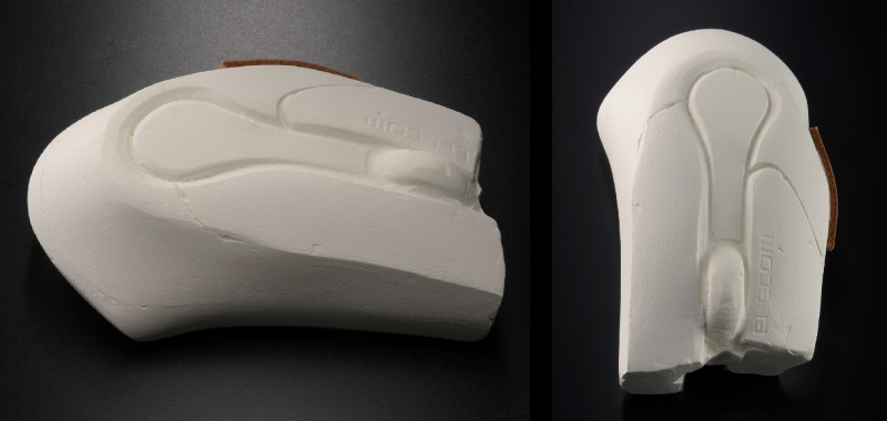 士郎氏により新たに製作されたマウス本体のモックアップ