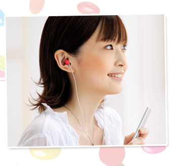 気分で選べるcute Popカラー 女性にぴったりのステレオヘッドホン Ear Drops Colors Series 3 Elecom Web Site