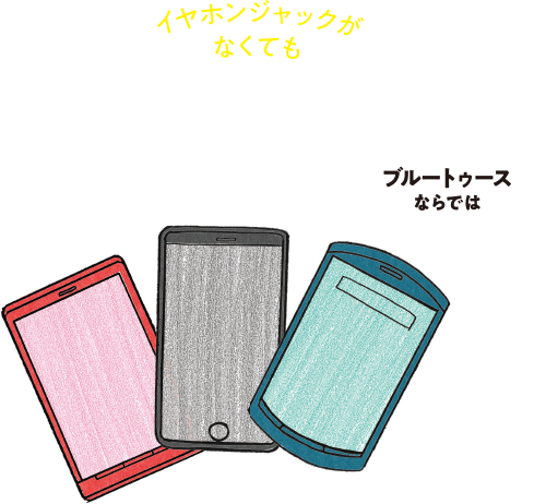 イヤホンジャックがなくても