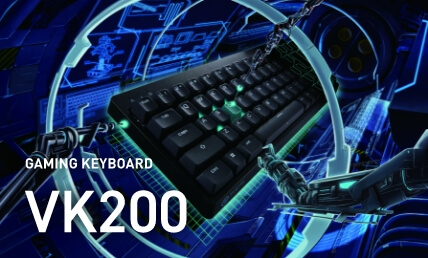 サムネイル画像：ゲーミングキーボード VK200