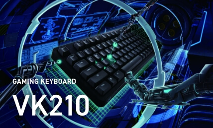 サムネイル画像：ゲーミングキーボード VK210