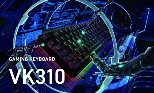 サムネイル画像：ゲーミングキーボード VK310