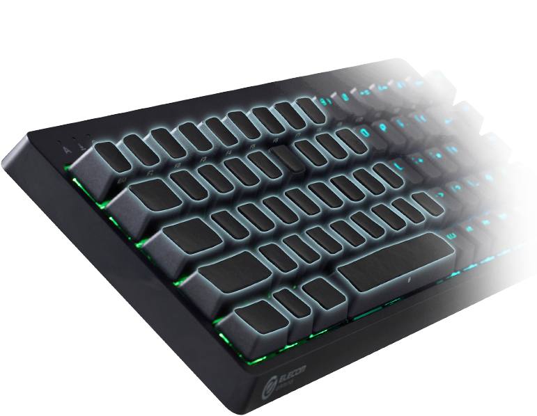 写真：ゲーミングキーボードVK200、VK300、VK210、VK310シリーズ専用のグリップシート