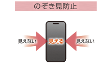 180度全方位のぞき見防止