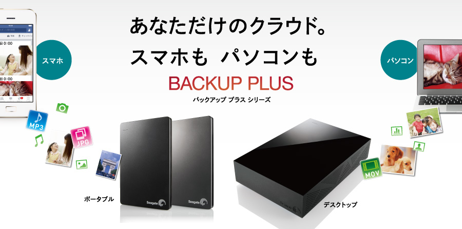 バックアッププラス シリーズ Elecom Seagate 外付けハードディスク