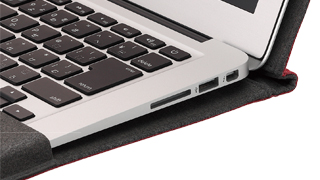 MacBook Air用ファブリックカバー - MB-A13FCRD