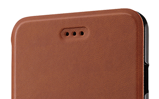 フラップを閉じたまま通話が可能