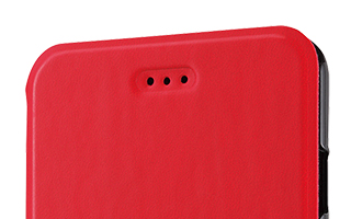 フラップを閉じたまま通話が可能