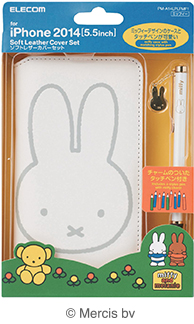 Iphone 6 Plus用miffyソフトレザーカバー Pm A14lplfmf1