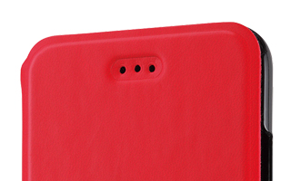 フラップを閉じたまま通話が可能