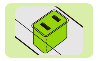 耐熱性に優れたユリア樹脂を使用 耐熱性に優れたユリア樹脂を使用