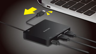充電しながら、USBデバイスを使用可能 充電しながら、USBデバイスを使用可能
