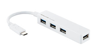 セルフパワー並の電力供給!USB3.0を4つ増やせるUSBハブ セルフパワー並の電力供給!USB3.0を4つ増やせるUSBハブ