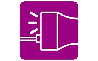 通電確認LEDランプ付き