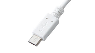 USB協会正規認証USB micro-B搭載 USB協会正規認証USB micro-B搭載