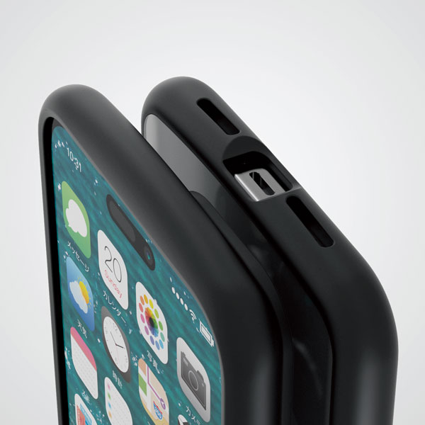iPhone 15 Pro Max TOUGH SLIM LITE フレームカラー | エレコム