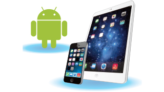 iOS・Android端末に対応 iOS・Android端末に対応
