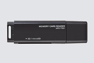 SD/microSD専用メモリカードリーダ - MR3-FD01BK