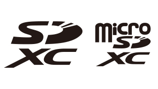 SDXCメモリーカード(128GB)に対応 SDXCメモリーカード(128GB)に対応