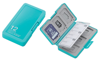 Sd Microsdカードケース プラスチックタイプ Cmc Sdcpp12bk