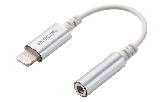 Lightning変換ケーブル付属 耳栓タイプ通話用ヘッドセット - HS