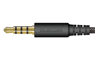 φ3.5mm4極ミニプラグを搭載 φ3.5mm4極ミニプラグを搭載