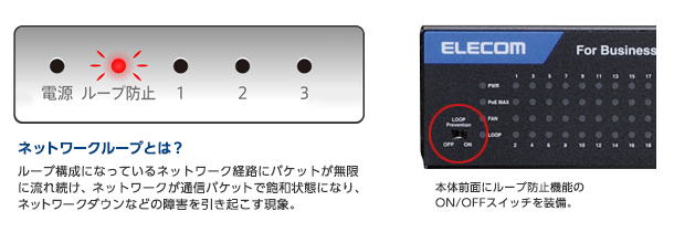 のメタル エレコム 1000BASE-T対応PoEスイッチングハブ 8ポート(冷却ファンレスモデル) EHB-UG2B08-PL2 1台