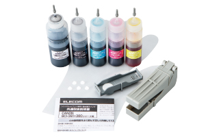 キヤノン381+380用詰め替えインクセット - THC-381380SET4 Canon 詰替えインク セット 【大容量・各60ml x6色】 新品 2