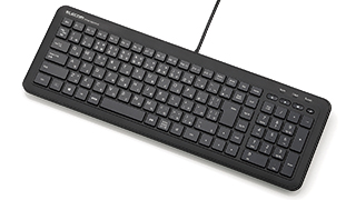 奥行きサイズを抑えたコンパクトなキーボード 奥行きサイズを抑えたコンパクトなキーボード