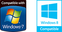 Compatible with Windows7 / Windows 8