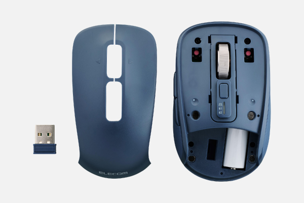 電池交換式マウス