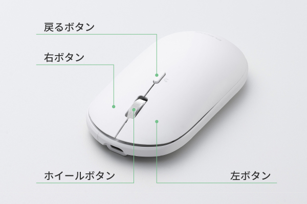 4つのボタンを搭載