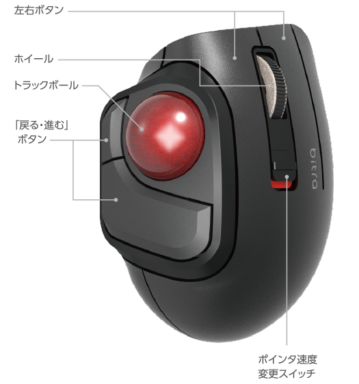 送料無料♥匿名配送✨エレコム マウス Bluetooth M-MT1BRSBK