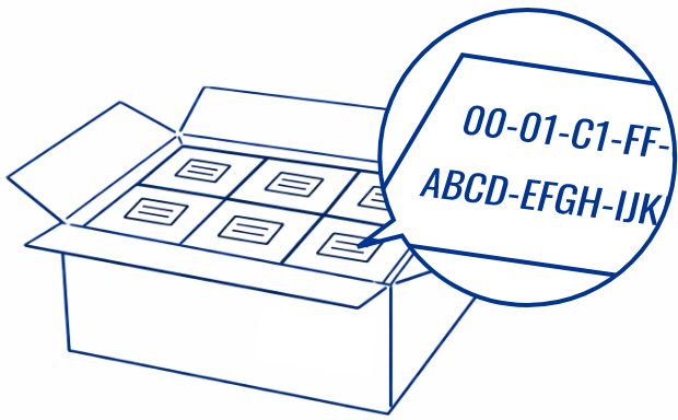 開梱せずにコードを確認可能