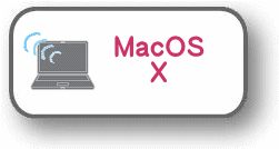 MacOSX（Wi-Fi接続）